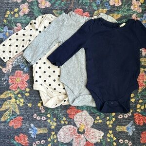 Gap Lace Trim Onesie Bundle, Size 3-6 Months